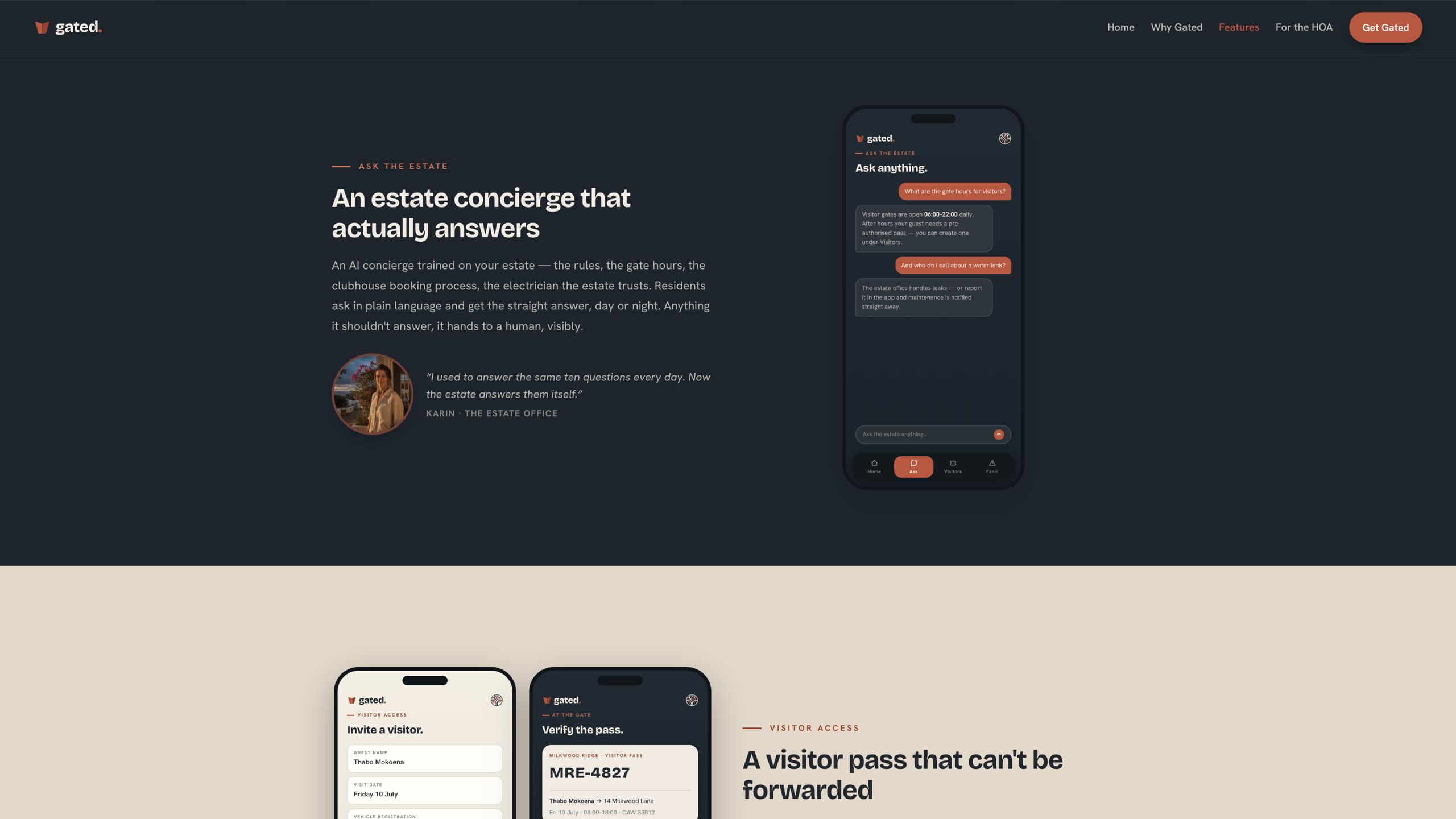 Gated — screen 3