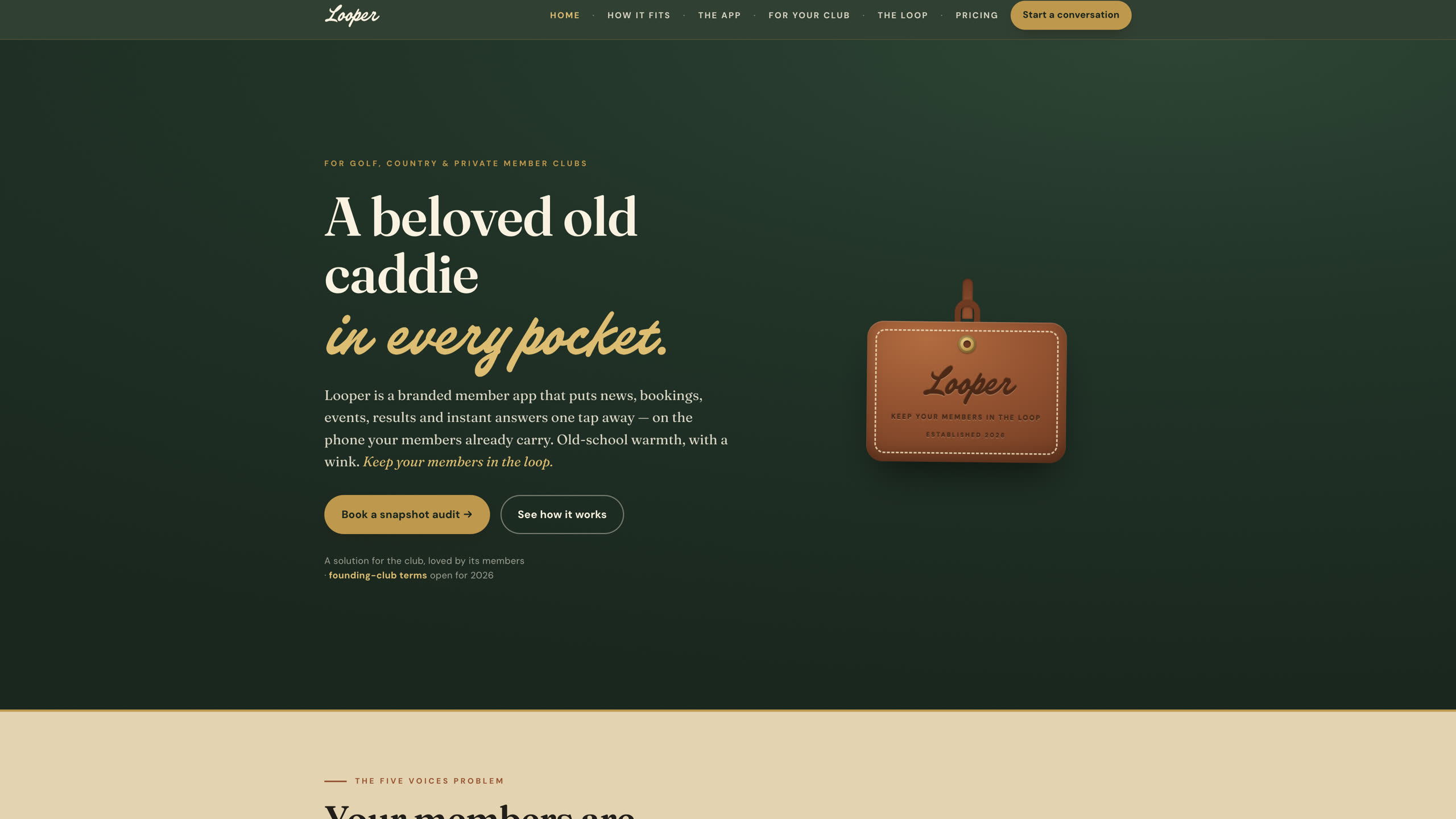 Looper — screen 1