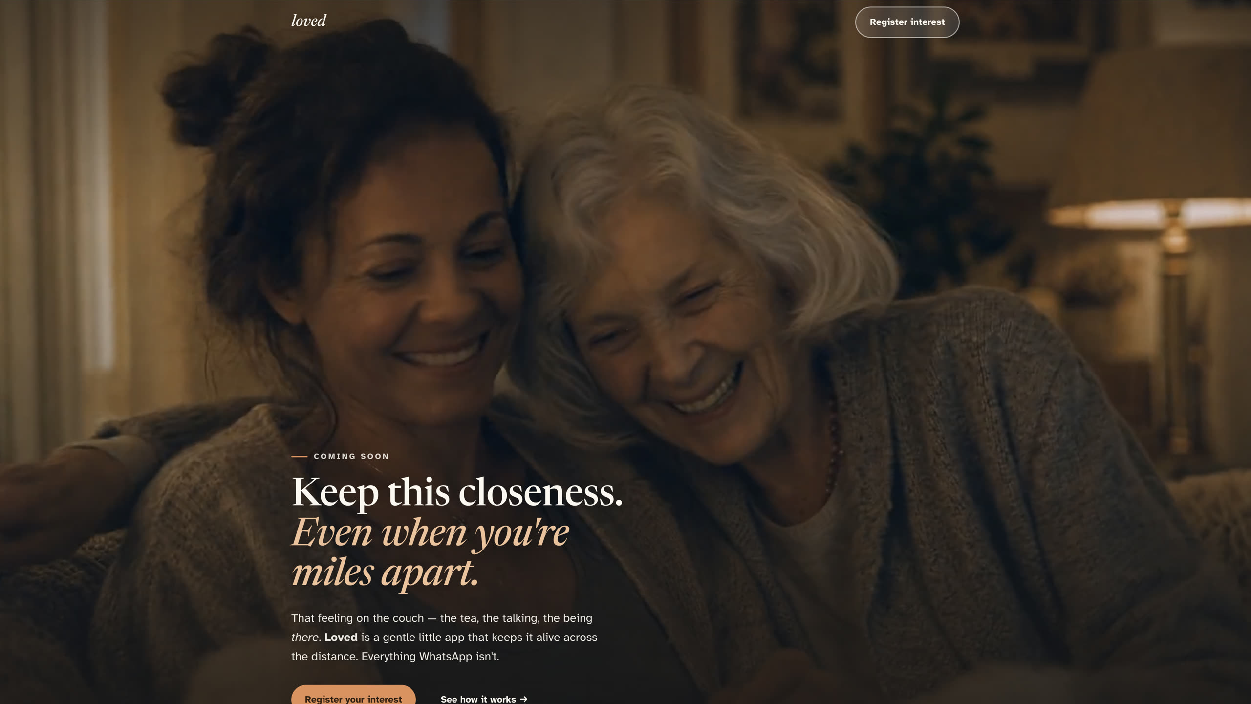 Loved — screen 1